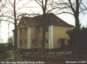 Das ehemalige Empfangsgebäude Das ehemalige Empfangsgebäude in Belm