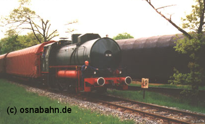 Die Dampfspeicherlok der Fa. Felix Schoeller ist die letzte Dampflokomotive die im Raum Osnabrück im Plandienst ist.
