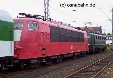 103 101 steht am 03.09.2006 auf Gleis 64 in Osnabrück