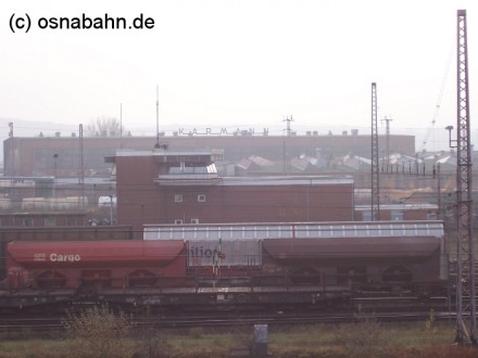 Das Doppelstellwerk Orn und Ors wurde im Zuge der Modernisierung des Rangierbahnhofes in Betrieb genommen. Die Aufnahme entstand am 10.12.2006.