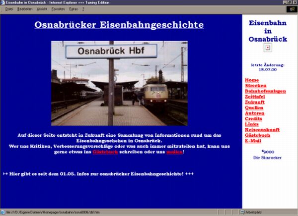 Heute feiern wir Geburtstag – osnabahn.de in eigener Sache